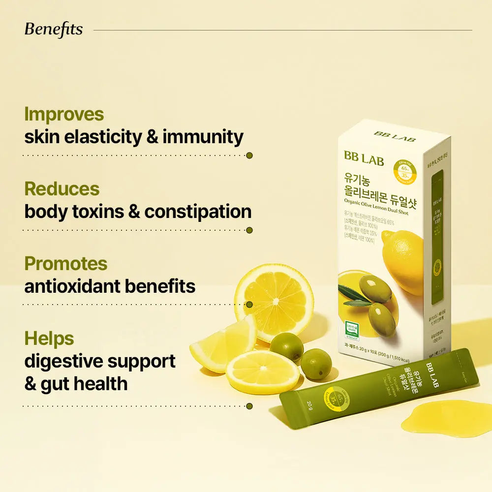 BB LAB Organic Olive Oil Lemon Dual Shot (10 sticks)