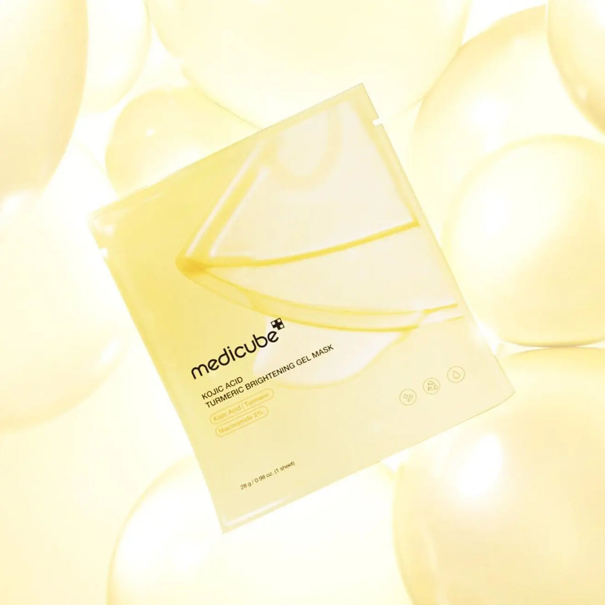 Medicube Kojic Acid Turmeric Brightening Gel Mask Set (4pcs / box)