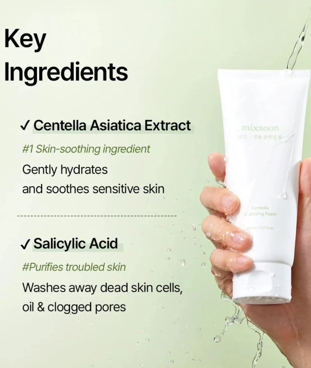 Mixsoon Centella Cleansing Foam