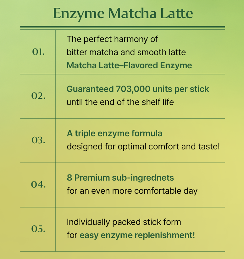 BB LAB Enzyme Matcha Latte