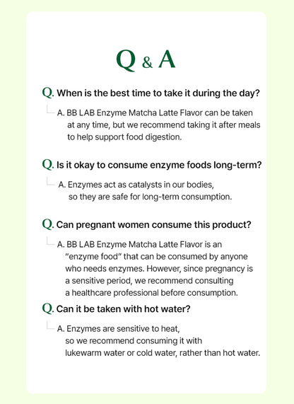 BB LAB Enzyme Matcha Latte