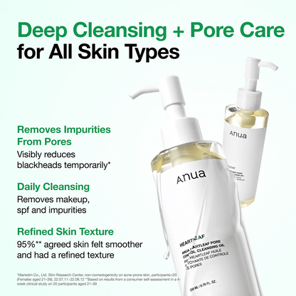 Anua Heartleaf Pore Control Cleansing Oil