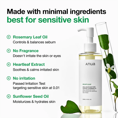 Anua Heartleaf Pore Control Cleansing Oil