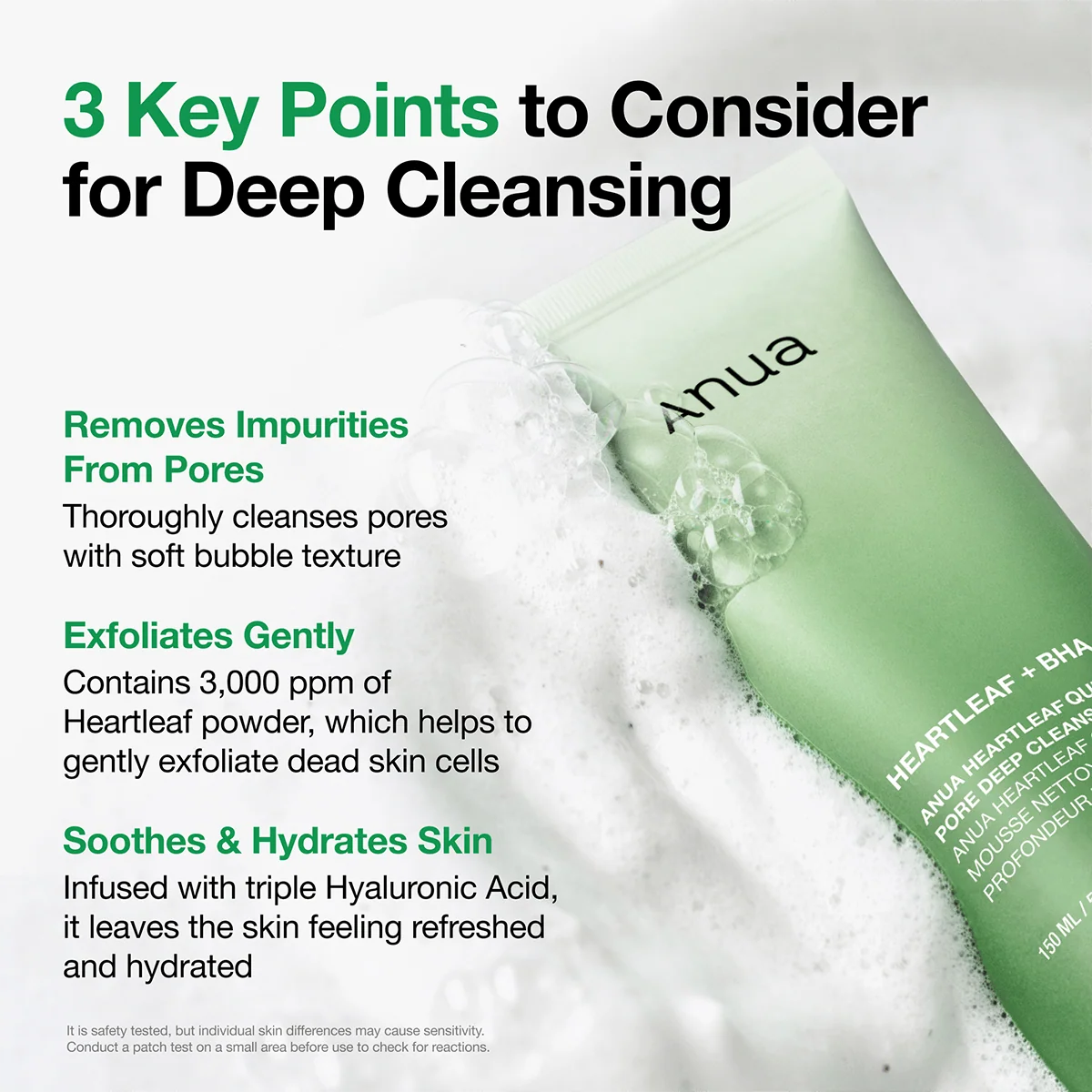 Anua Heartleaf Quercetinol Pore Deep Cleansing Foam
