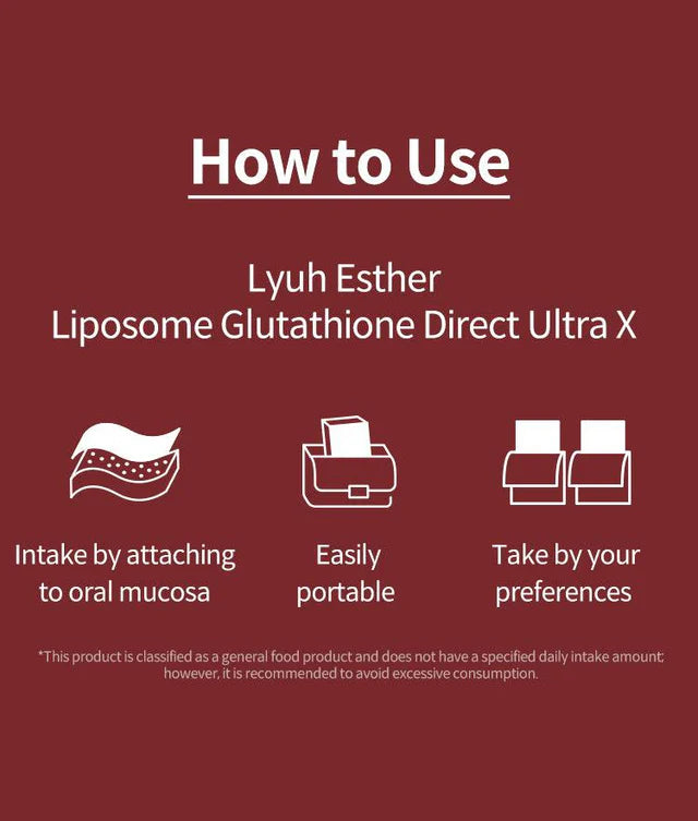 ESTHER FORMULA Lyuh Esther Liposome Glutathione Direct Ultra X