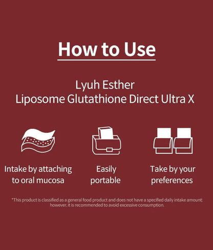 ESTHER FORMULA Lyuh Esther Liposome Glutathione Direct Ultra X