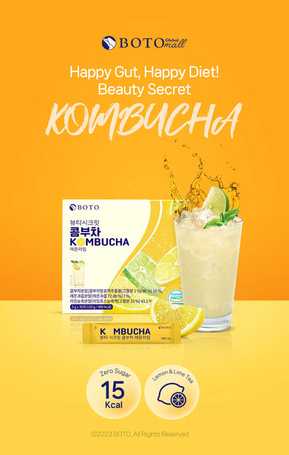 BOTO Beauty Secret Kombucha Lemon Lime