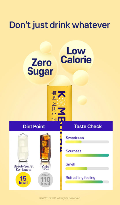 BOTO Beauty Secret Kombucha Lemon Lime