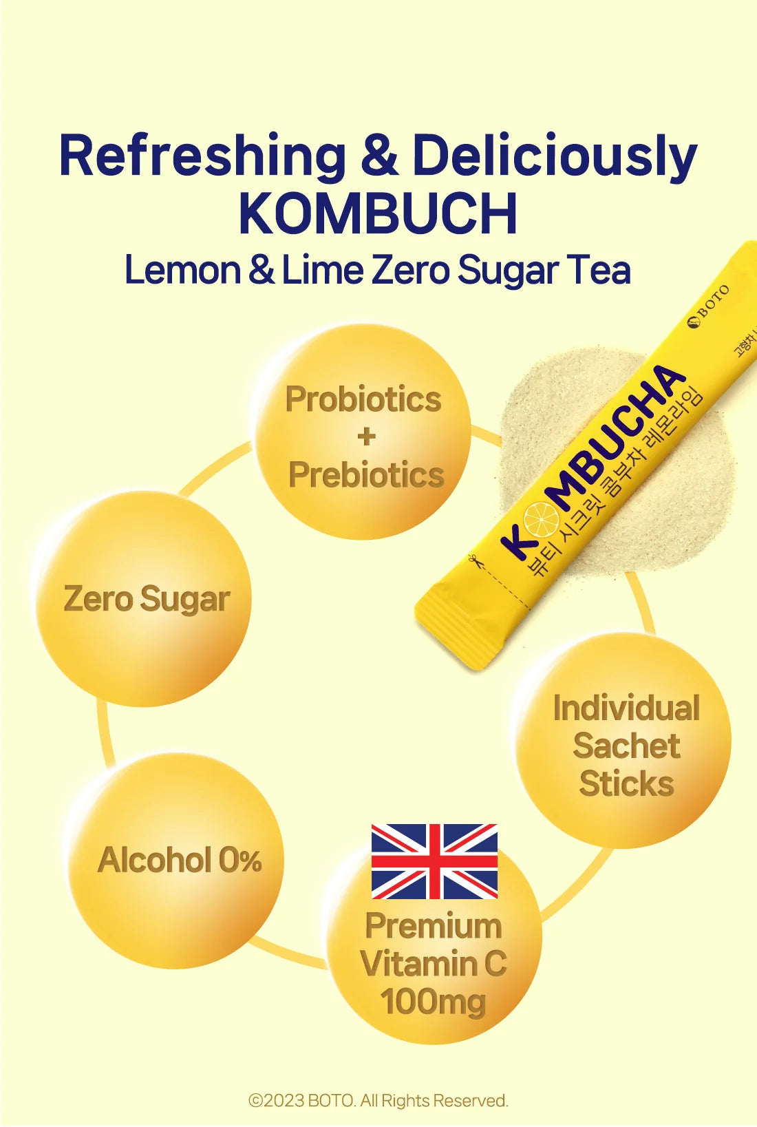 BOTO Beauty Secret Kombucha Lemon Lime