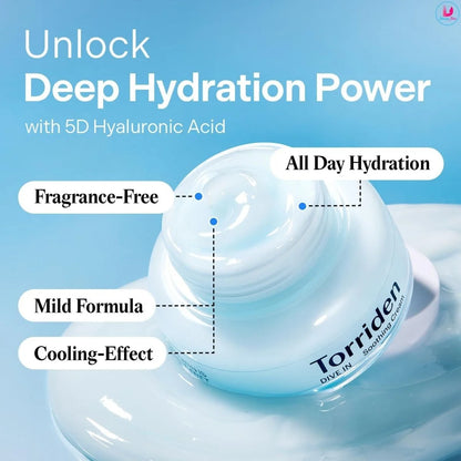 Torriden Dive-In Low-Molecular Hyaluronic Acid Soothing Cream
